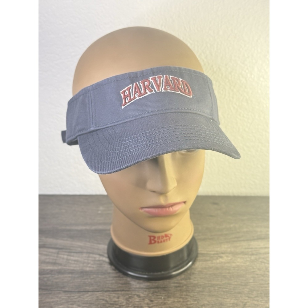 Harvard Embroidered Visor Golf Tennis Legacy Twill Hat Cap Adjustable